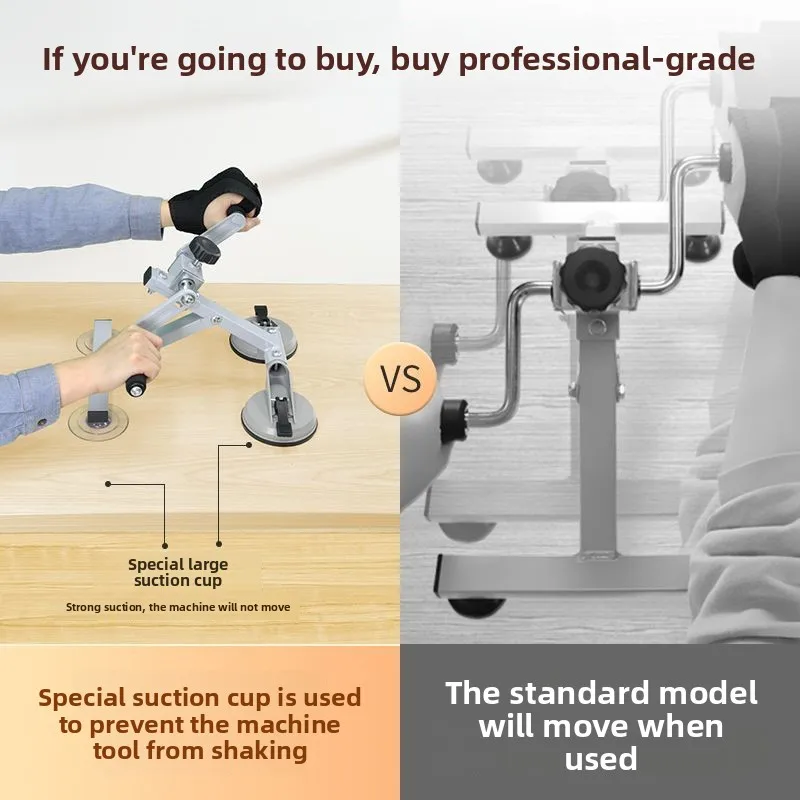 Upper Limb Wrist Trainer Rotary Trainer Stroke Rehabilitation Machine Arm Strength Exerciser Desktop Hand Cranked Device