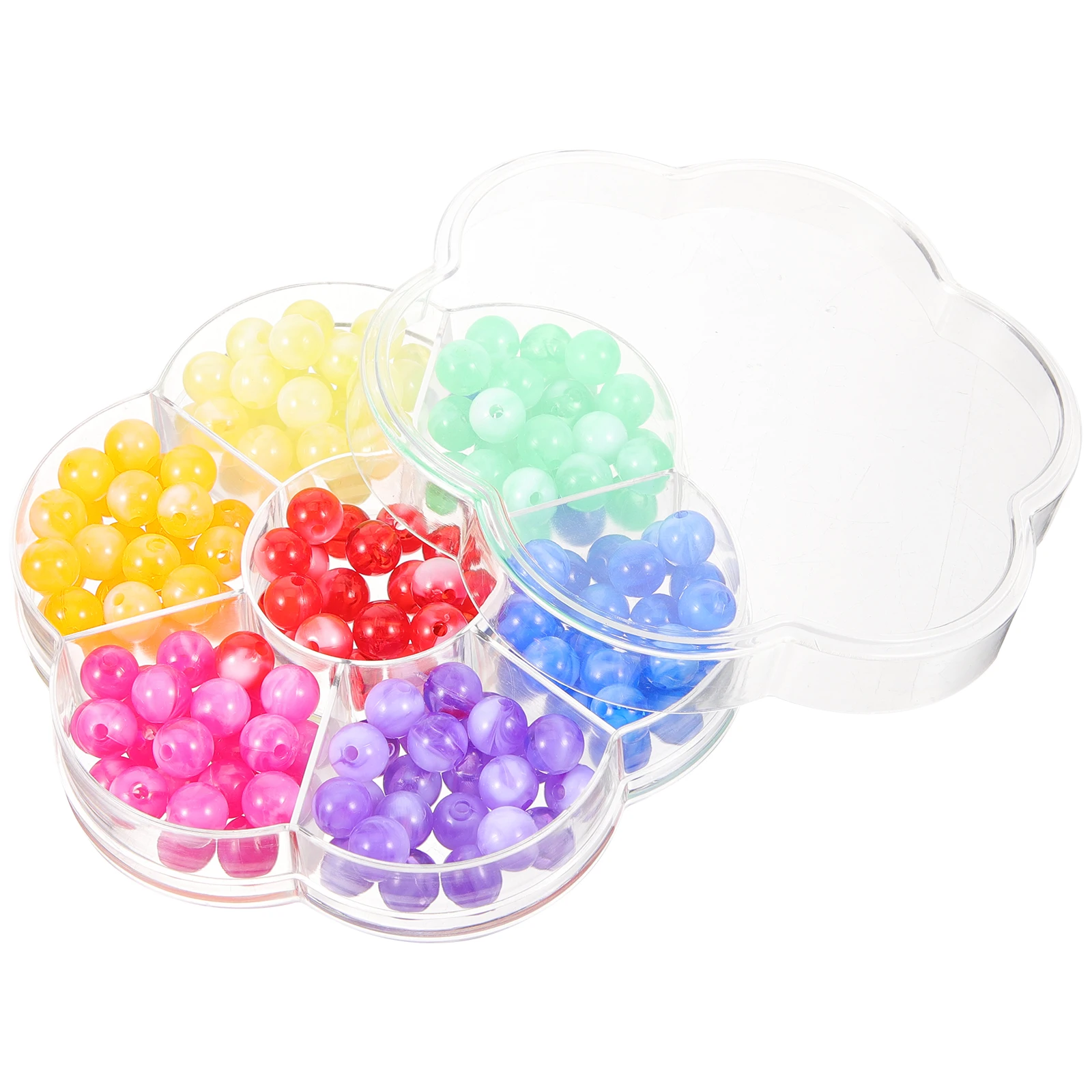 

Beaded Necklace 8mm Double Beads Acrylic Spacer Beads For Jewelry Making for Jewelry Crafts Lightweight Gifts