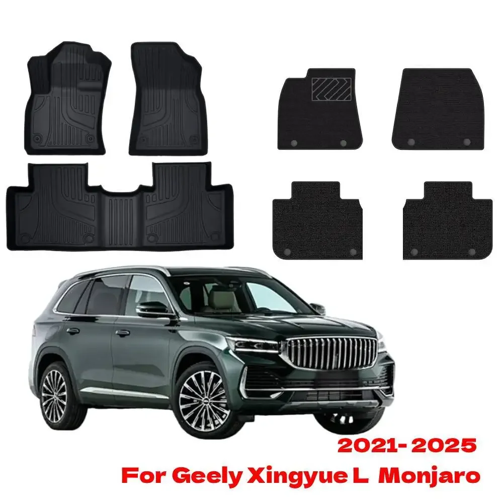 

Floor Mats for For Geely Xingyue L Monjaro 2021-2024 All Weather Protection TPE Anti-Slip Automotive Custom Car Mats For Monjaro