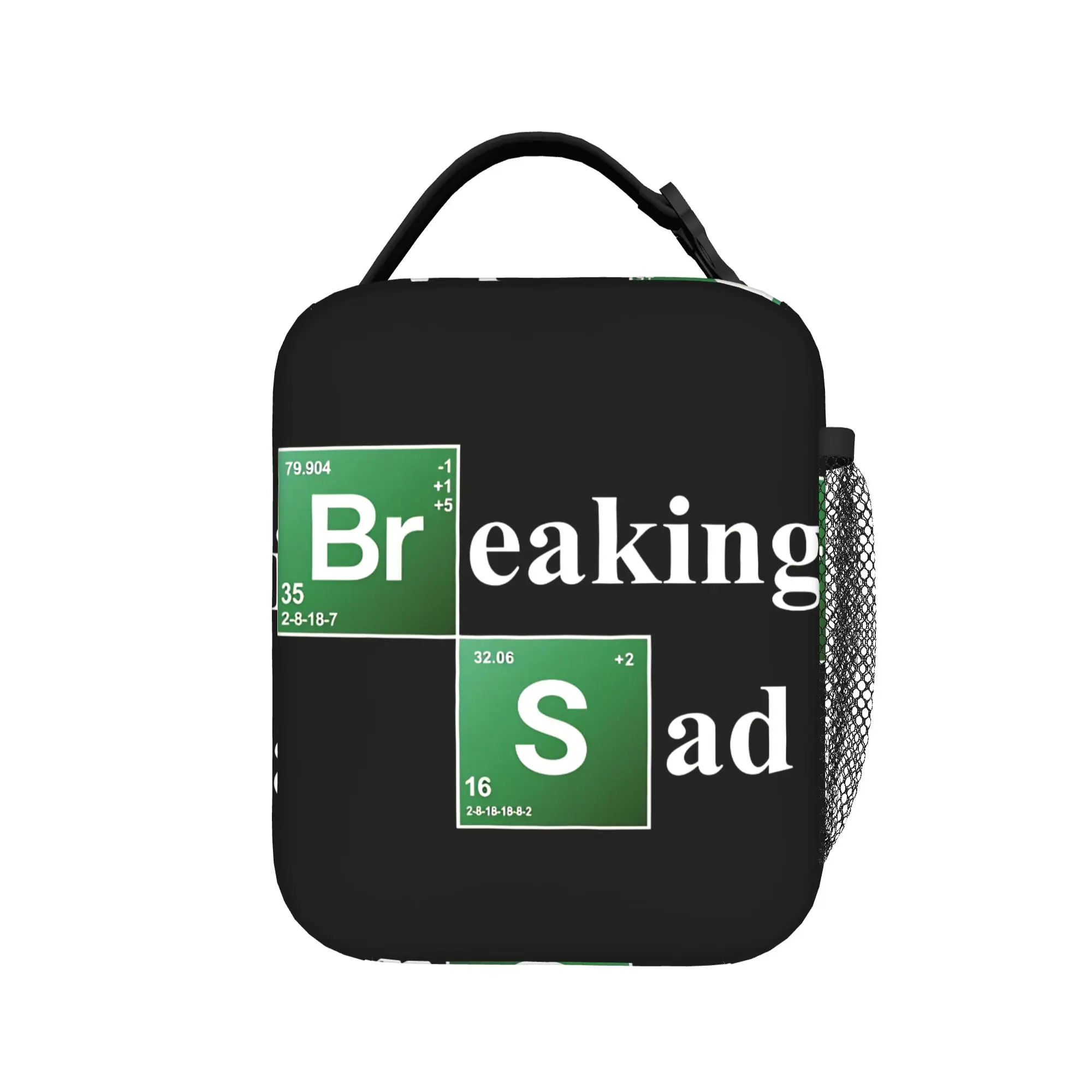 Breaking Bad Logo Lunch Bag  Fun Lunch Box For Child Outdoor Picnic Convenient Cooler Bag Oxford Print Tote Food Bags