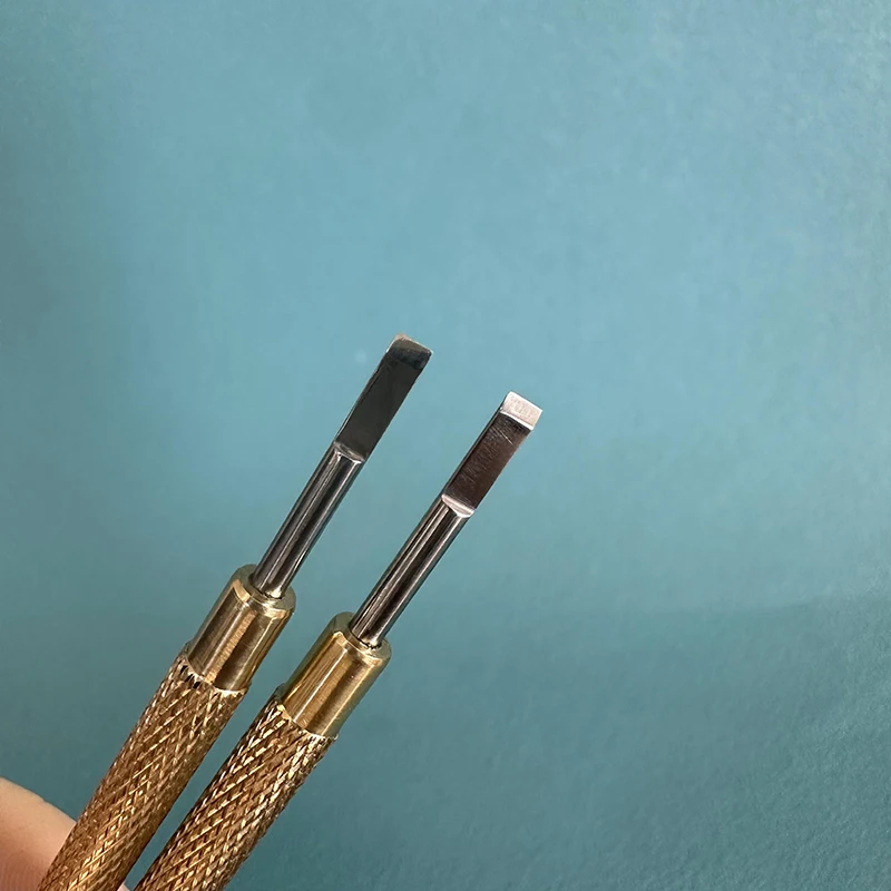 أداة إصلاح ساعة Hairspring ، أدوات صانع الساعات ، المجرف اليدوي ، 2 مجموعة إزالة spring