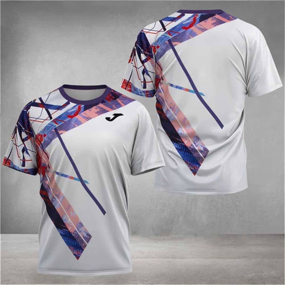 

Tennis Golf Badminton Sports Uniform Men's T-shirt Summer Outdoor Fitness Running Breathable Short Sleeve Round Neck Clothings
