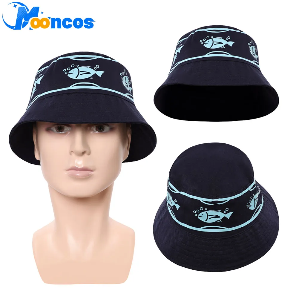 Nick Wilde-Sombrero para Cosplay, disfraz de zoológico de película, sombrero de pescador azul, accesorios de disfraz para hombres, accesorio para adultos, fiesta de Carnaval y Halloween