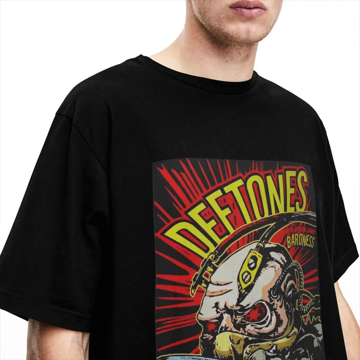 Deftones Alternative Metal Band Punk Rock Merch T-Shirts Men Women Casual Cotton Printed Clothes