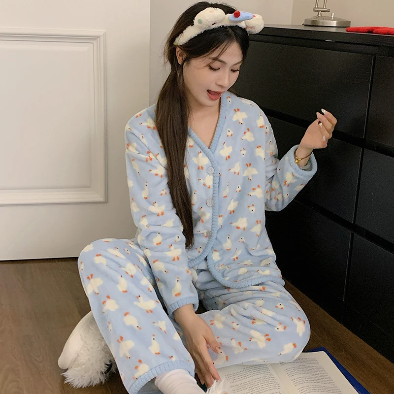 

Pajama Sets Modest Women Knitted Classic European Design Soft Stretchy Breathable Ribbed Fall Winter Sleep Set Clothing Jacquard