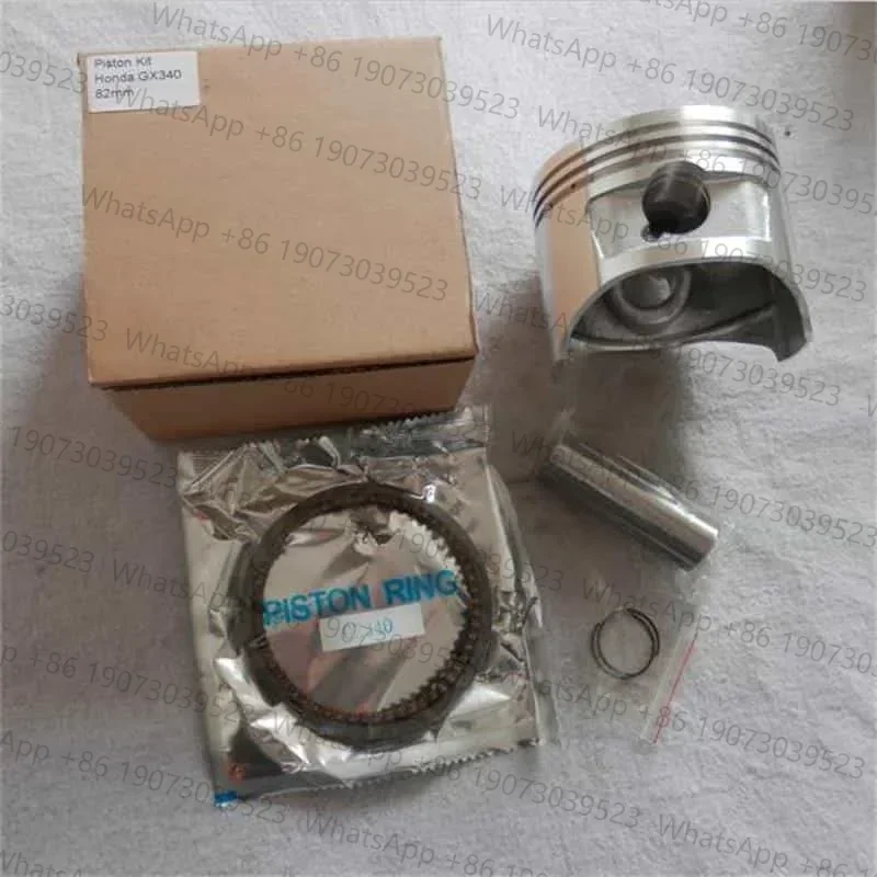 82 MM ZUIGER KIT PAST HONDA GX340 337CC 11HP 4 CYCLUS MOTOR CILINDER 4KW EM4500 EC5000 GENERATOR RING POLS PIN CLIP MONTAGE