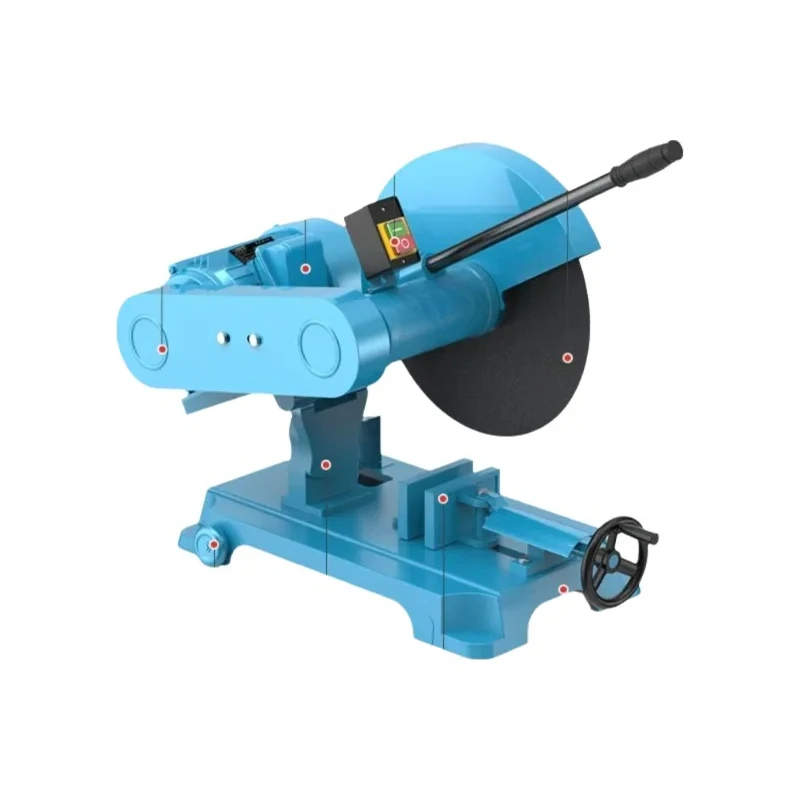 400 آلة قطع الملف الشخصي الصناعية الصف عالية الطاقة الصلب منضدية النجارة آلة قطع المعادن متعددة الوظائف