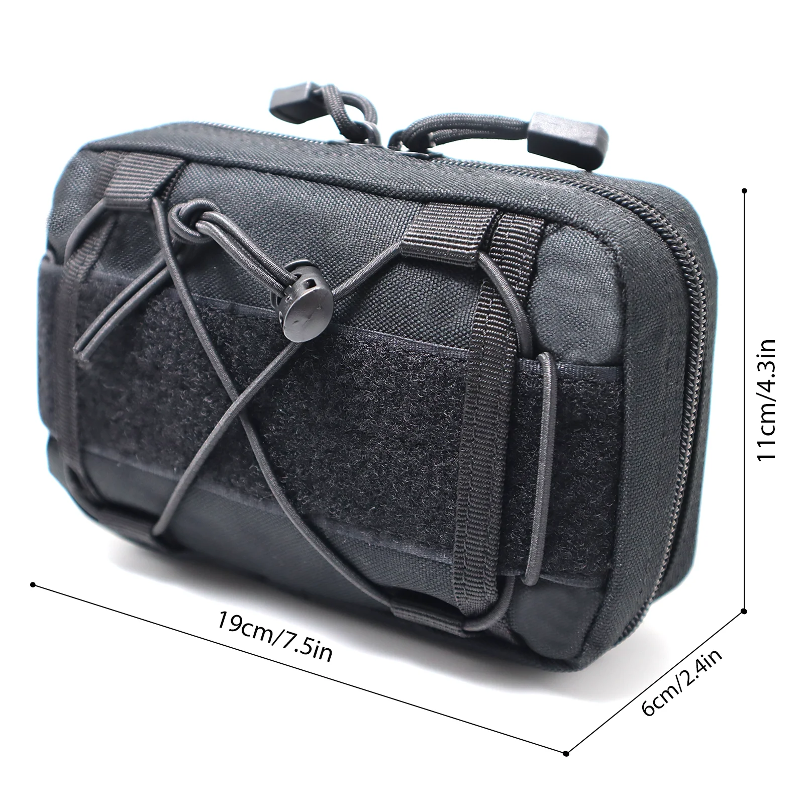 Тактическая горизонтальная сумка администратора Molle, компактная сумка для инструментов EDC 1000D