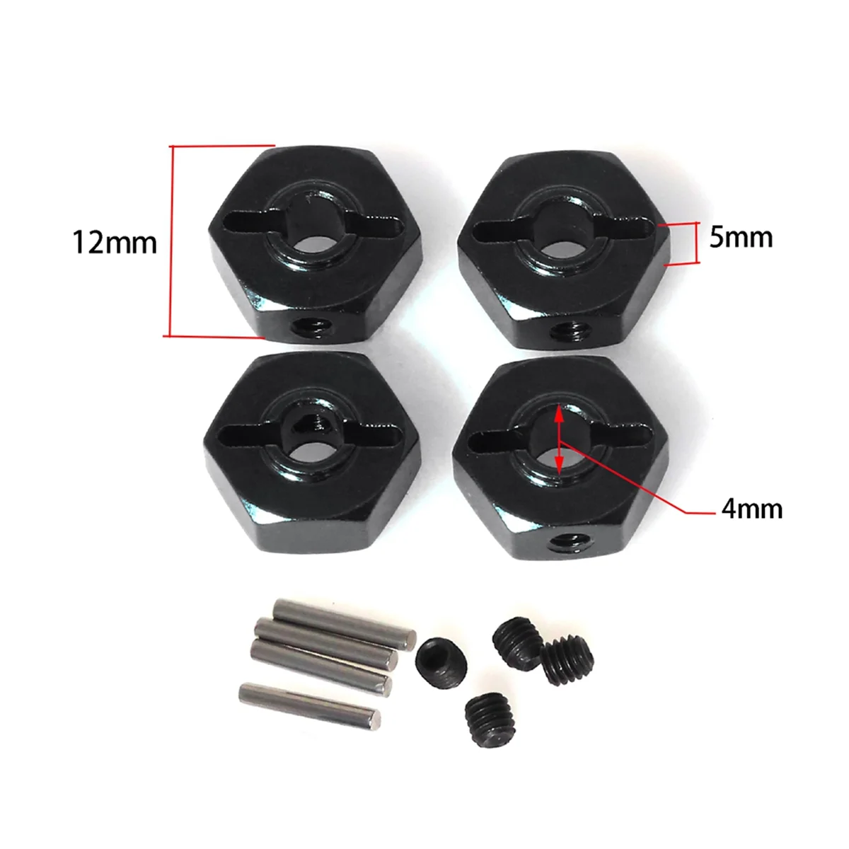 

W0T-juRC автомобильный адаптер для обновления шестигранника 12 мм, комплект для LOSI 1/18 Mini LMT 4X4, матовый Monster Truck, детали для обновления радиоуправляемого автомобиля