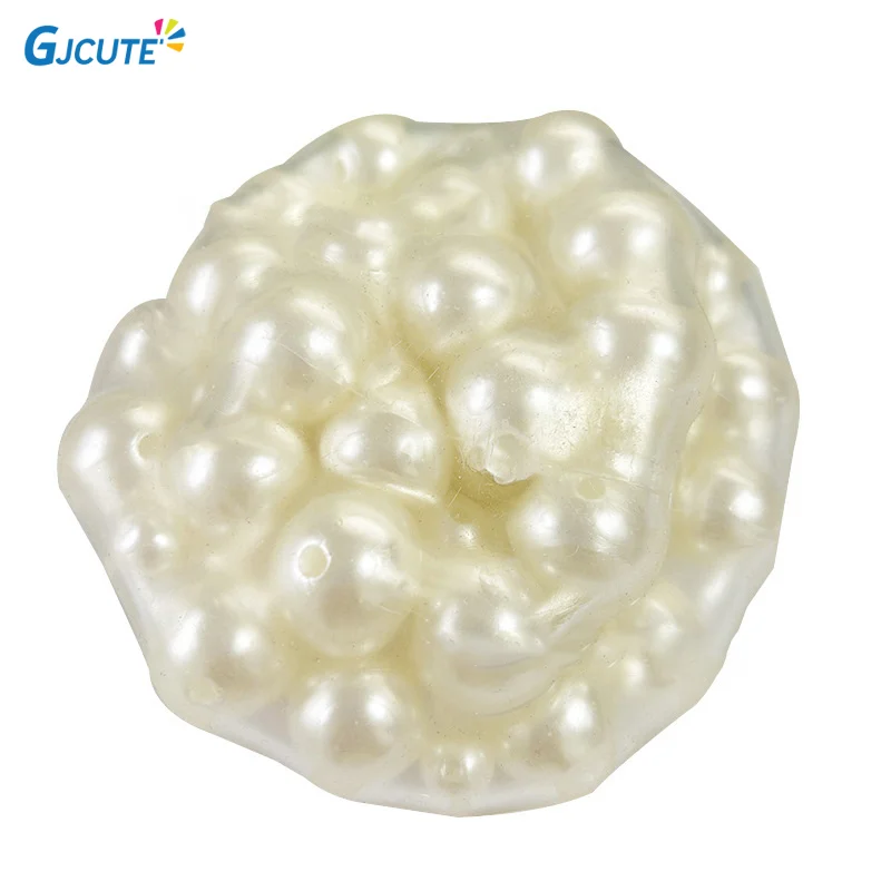 Stress Relief Squeeze Pearl Balls Stress Ball Fidget Toy Glazed Beads Vent Ball Pearl Balls Party Kids Fidgeting Girl Baby Toy