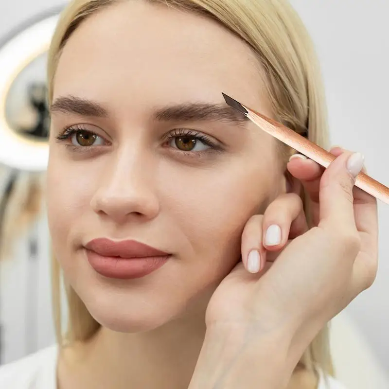 Caneta sobrancelha impermeável para meninas e mulheres, Brow Definer, caneta sobrancelha profissional, delineador à prova mais suave, cílios e sobrancelhas inferiores