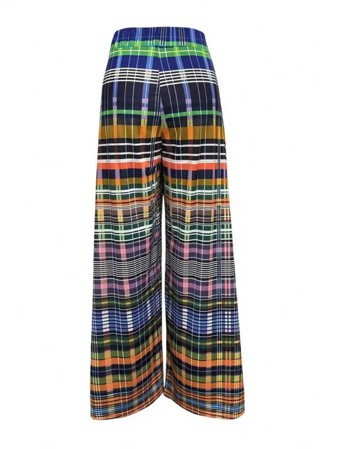 【Plus Size】 All Over Print Wide Leg Trousers, Boho Casual Pants for Daily Holiday Vacation Wear, Women's Bottoms for All Seasons