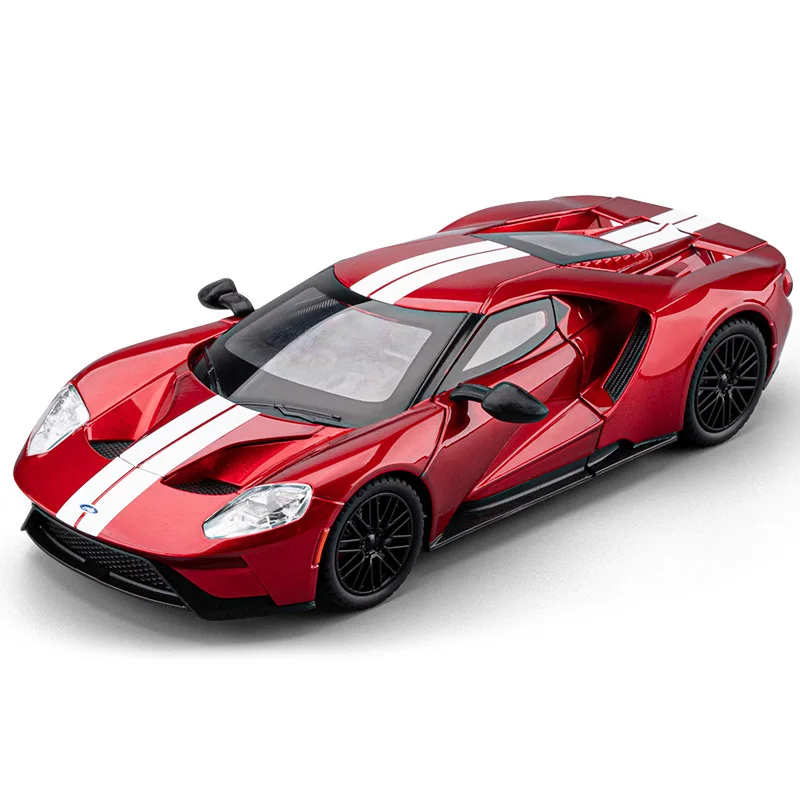 1:24 GT Supercar Sportwagen mit vier Türen, Ton und Licht, Rückzug, Lenkung, Stoßdämpfung, Legierung, Automodell, Sammlung, Ornament
