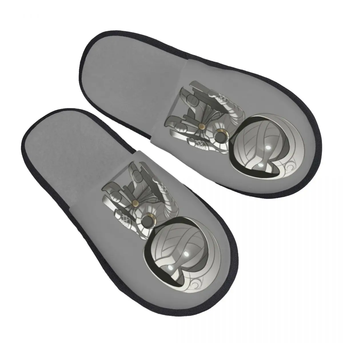 

Custom Moon Knight Movie Soft Memory Foam House Slippers Women Cozy Warm Anti-skid Sole Slipper