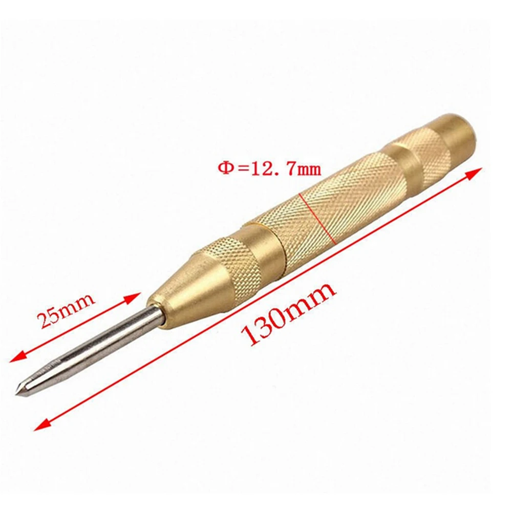 1 pz 12.7cm 5 pollici automatico perno centrale punzone caricato a molla marcatura fori di avviamento strumenti