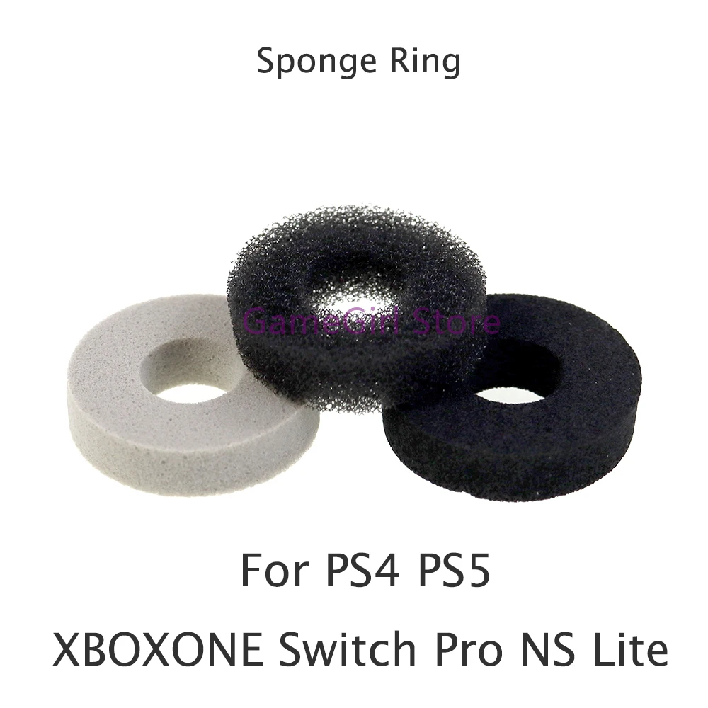 6pcs For Switch Pro/PS4 /Xbox One/PS5 Sponge Auxiliary Ring Positioning Sleeve Shock Absorbers Analog Joystick