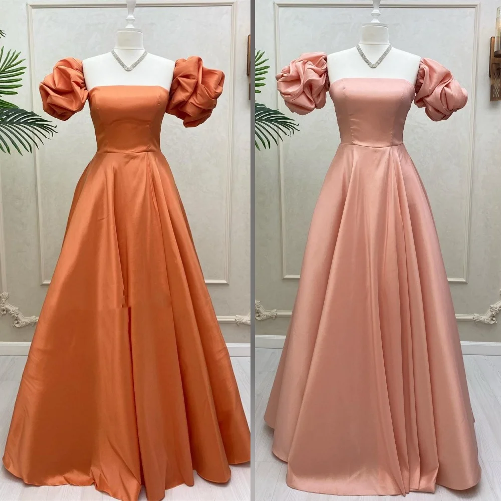 

Jersey Ruched Beach A-line Off-the-shoulder Bespoke Occasion Gown Long Dresses