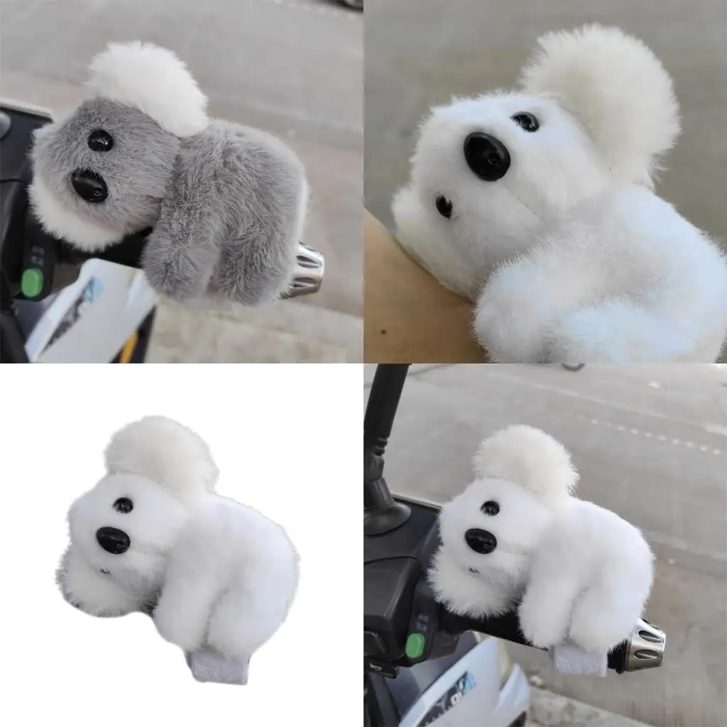 Koala Shaped Plush Stuffed Wristband Elegant Wrist Strap Accessory Cartoon Animal Theme Bracelet for Kids and Adults