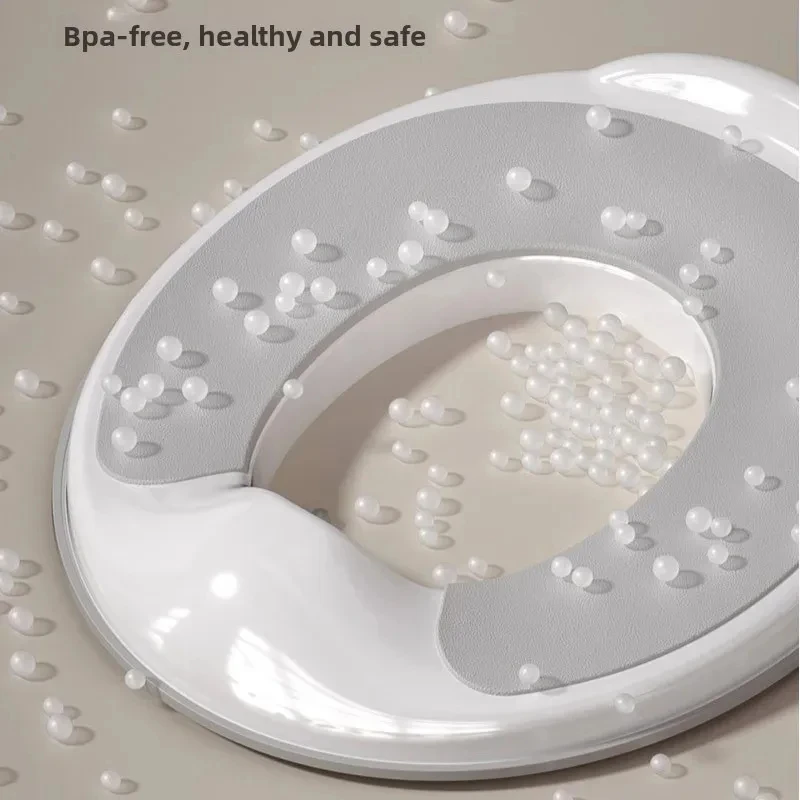 Splash Proof Kids Toilet Seat, Universal Fit Potty Training Seat, Sturdy Safe Toddler Toilet Accessory, Practical Toilet Seat fo