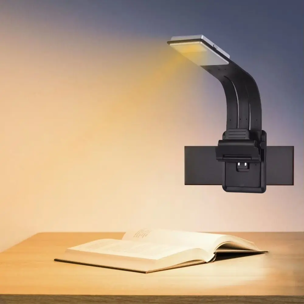 

Eye Protection Book Clip Lights 4 Gear Dimming Clip-on Clamp Night Light Clip on Detachable Mini Desktop Table Lamp Reading