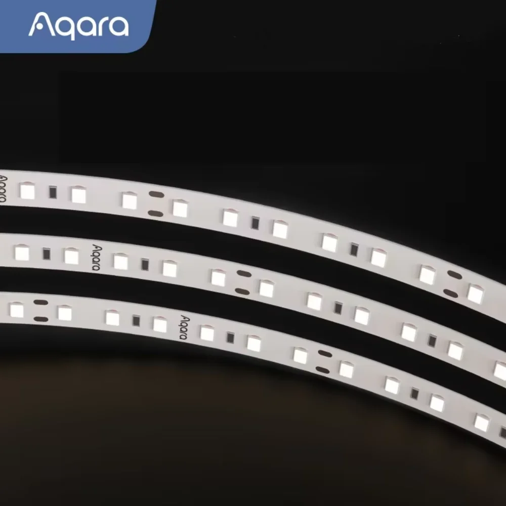 Aqara Smart Light Strip T2 Jednokolorowa taśma LED z regulacją temperatury barwowej, cienka, bez obudowy, T2 Thin LED Ra90 1050lm/m, lampa domowa, oświetlenie tła.