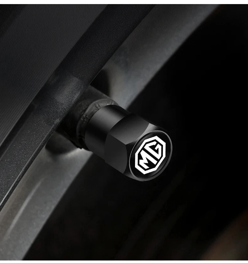 

For MG Cyberster MG4 MG3 MG5 MG6 MG7 ZS HS ONE Aluminum Alloy Wheel Valve Stem Caps Dustproof Auto Tire Valve Cover