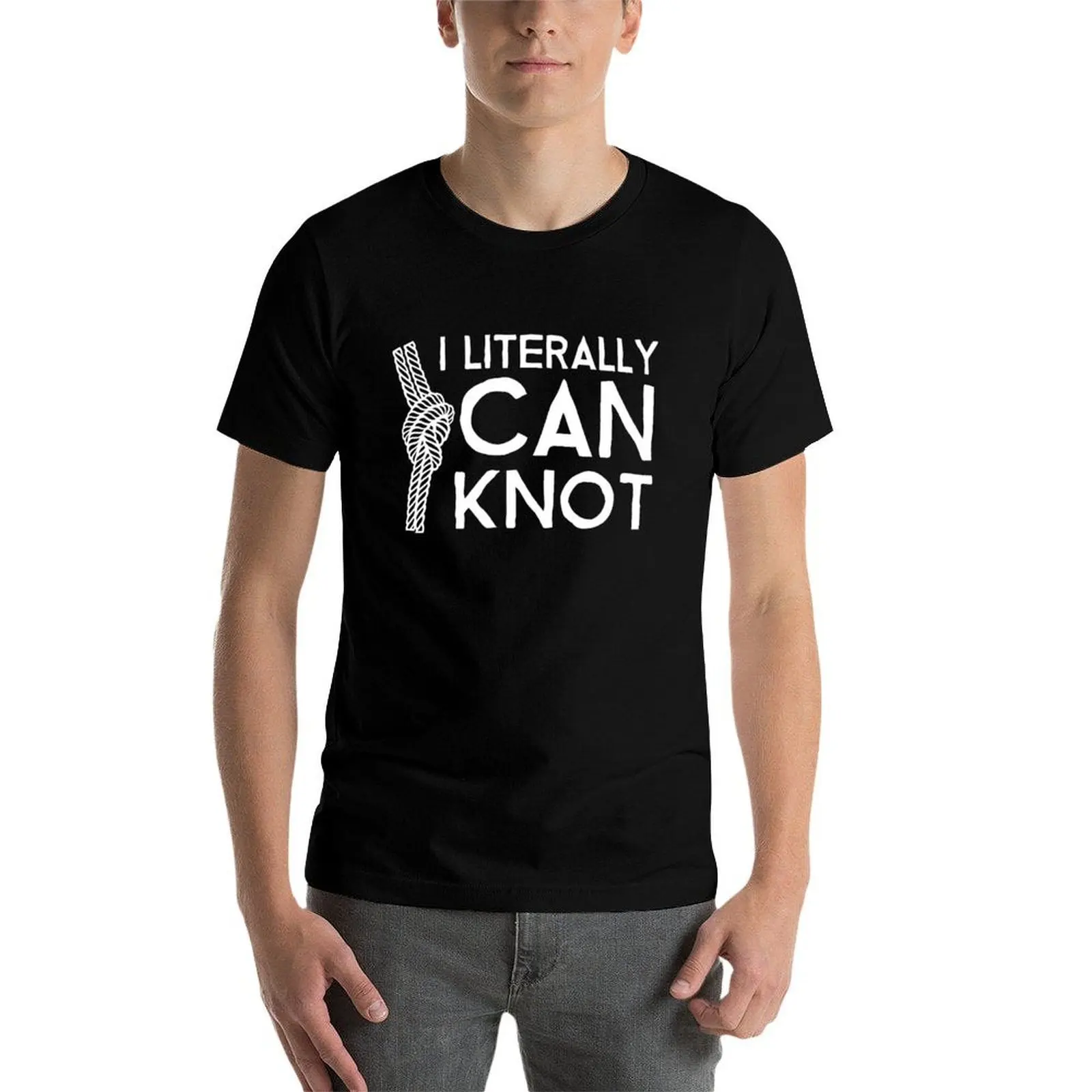 I Literally Can Knot T-Shirt t shirt personalised t shirts for man graphic vintage mens graphic t
