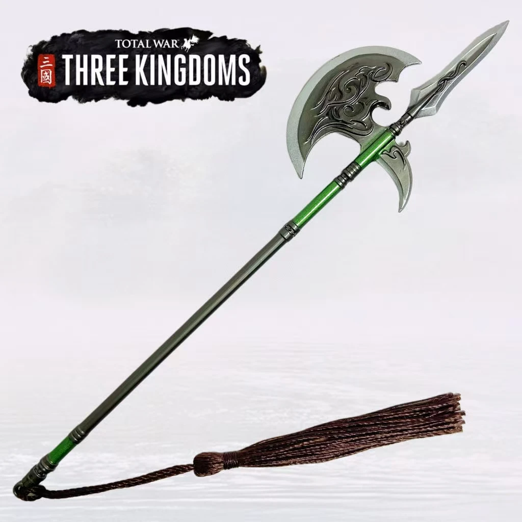 

7,1-дюймовый металлический меч катаны «Три королевства», японская сабля катаны, оригинальная самурайская сабля, нож ниндзя, аксессуары для косплея, реквизит, игрушка