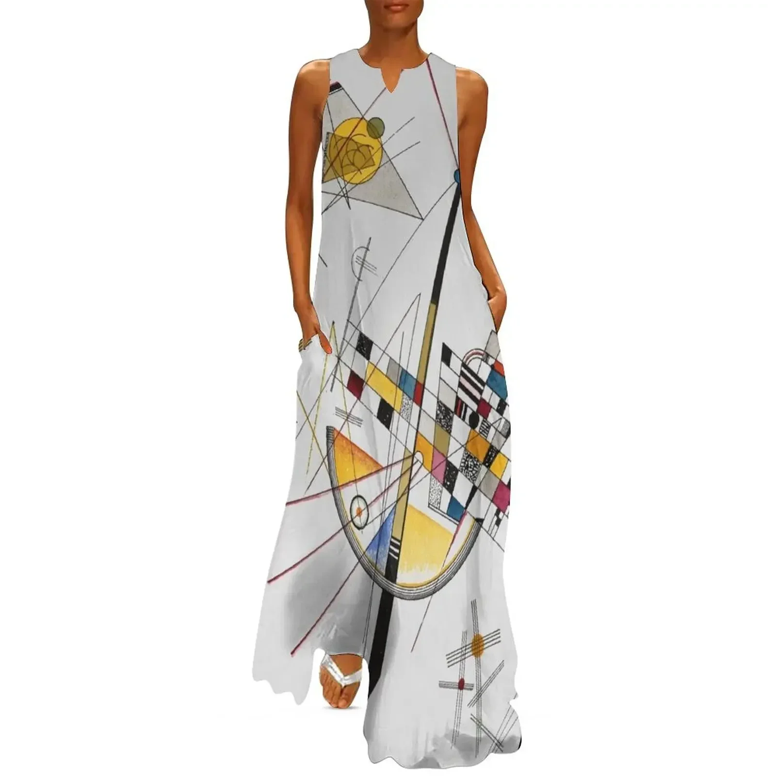 

HD. Delicate Tension, by Wassily Kandinsky Long Dress women's luxury party dress clothes for women dress women summer 2025