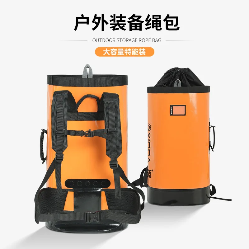 

Large Capacity Rope Bag 65l+15l, Rescue, Adventure, Mountain Climbing,Waterproof Wear-Resistant Equipment Storage Backpack,P971