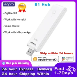 New 2024 AQARA E1 Zigbee Hub USB Smart Gateway Aqara Hub Wireless Zigbee Connect Remote For Xiaomi Mijia For Apple Homekit