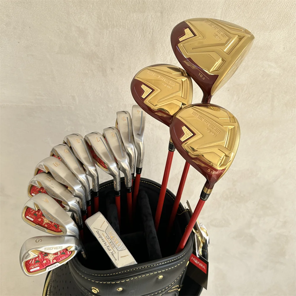 Men Beres-S08 Golf Complete Set Golf club set Golf Driver+woods+Irons+Putter/14Pcs With Graphite Shaft Head Cover