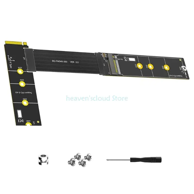 Y88B Speed Fast Speed M.2 SSDS Extender 20cm PCB doros oro para NVME y SATAS Drive