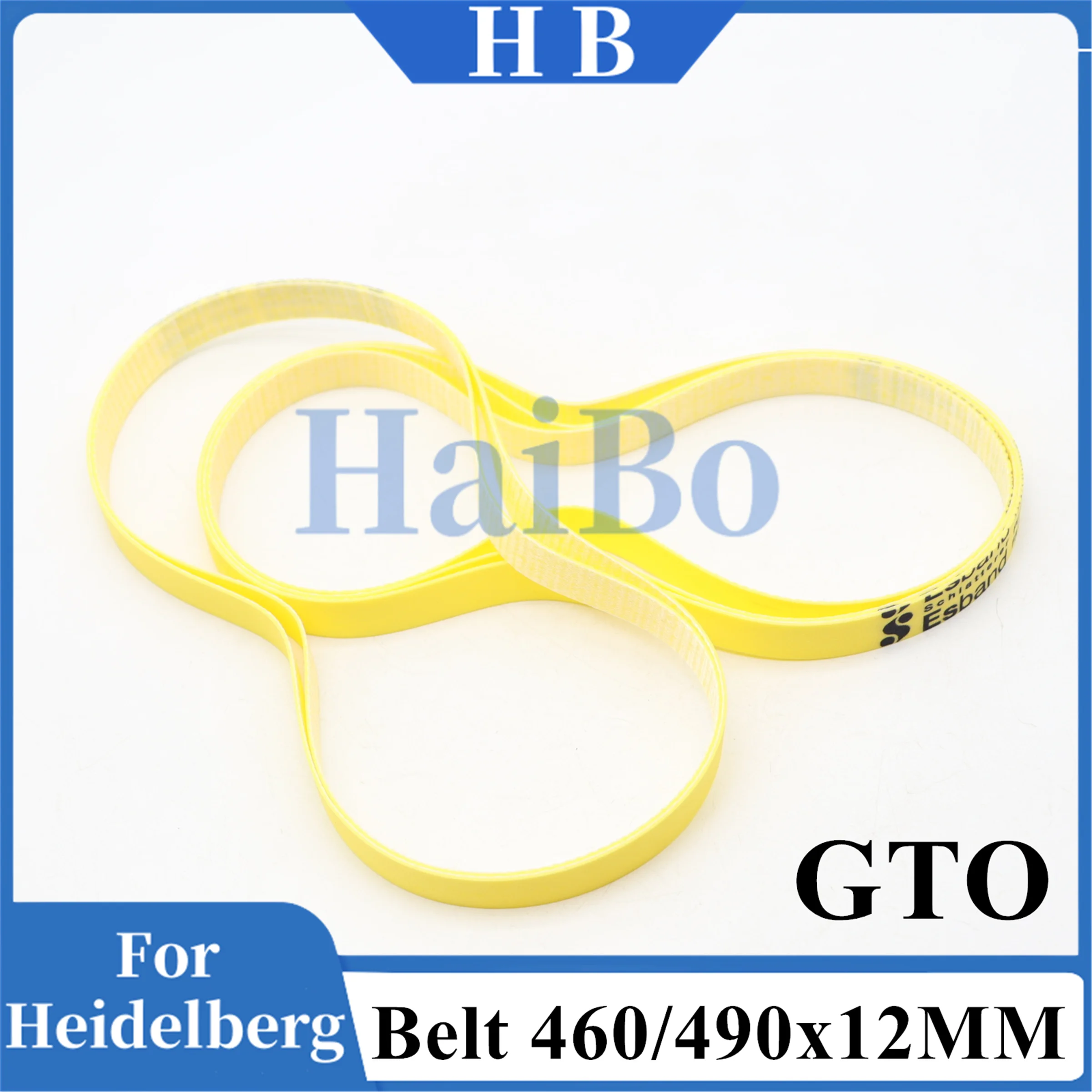HaiBo Migliore Qualità 460x12x1mm 490x12x1mm Cinghia di Trasmissione per GTO46 GTO52 50 Cicli Cinghia Motore Spray Polvere 00.780.0475