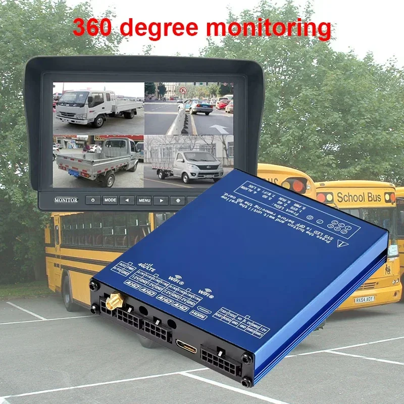 DVR Recorder 1080P AHD Camera SDVR104 Support 4G GPS WIFI  Vehicle Mobile DVR video surveillance for 4CH truck Bus /TAXI