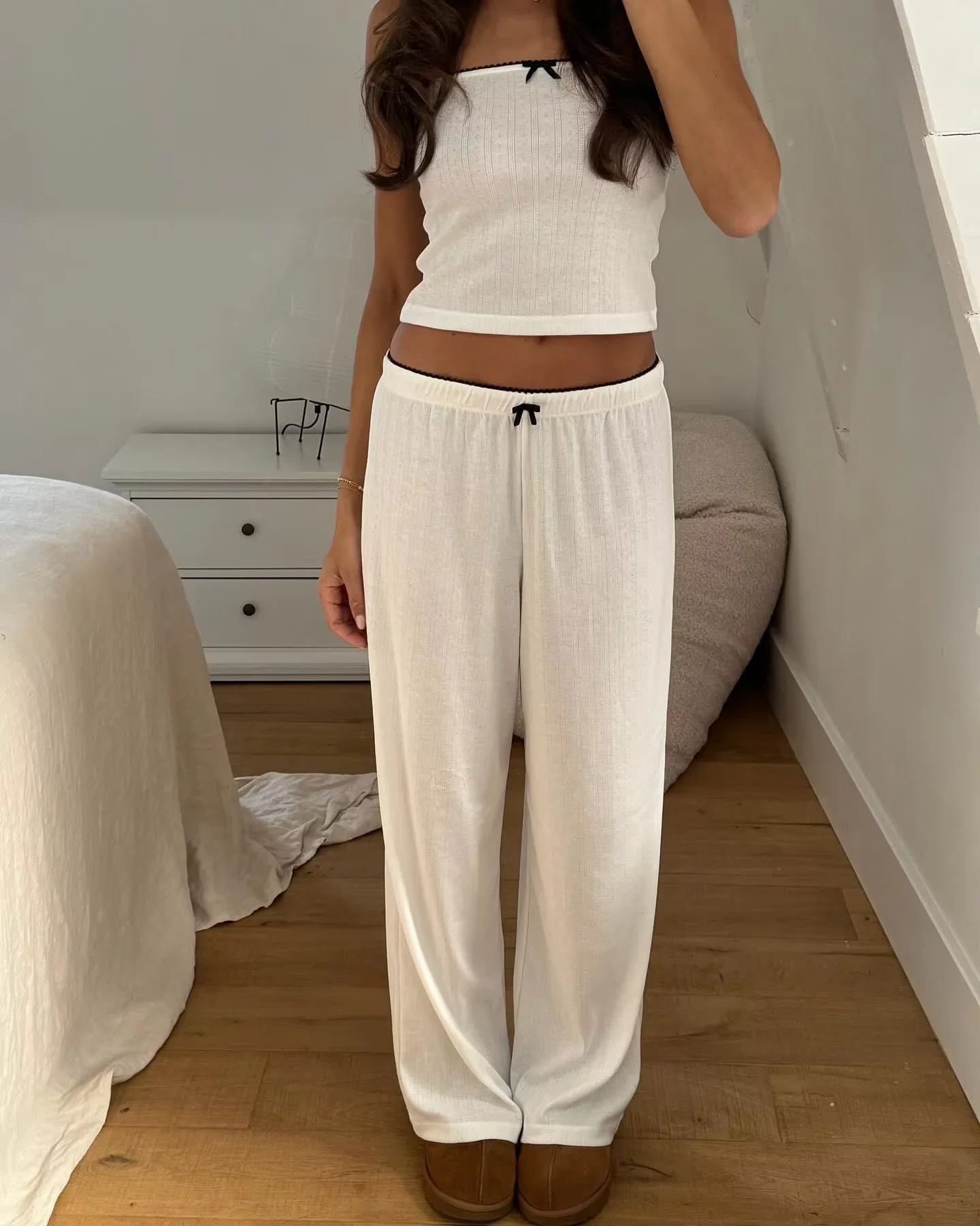 

Multi-Color Print Women Long Dress Round Neck Puff Sleeve High Waist Loose Holiday Robe