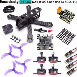 Mini QAV-R 220mm 5-calowy rama z włókna węglowego 2205 silnik 2300KV 35A BLHeli_S ESC F3 ACRO / F4 / F405 sterowanie lotem kamera drona FPV