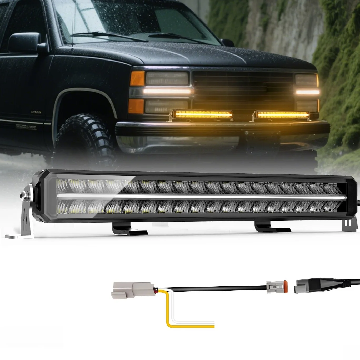 32Inch Amber Position Lights 4wd LED 22