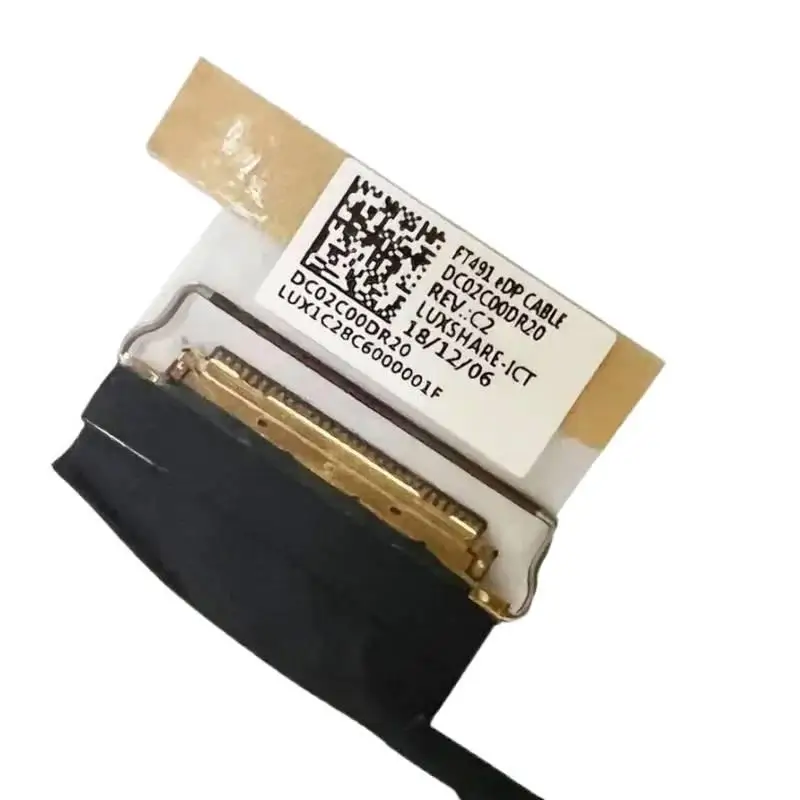 Cable de pantalla de vídeo LVDS LCD LED EDP FHD de 30 pines para T490S T495S T14S 01YN276 01YN277 01YN278 DC02C00DR10 / 00 / 20 (=)