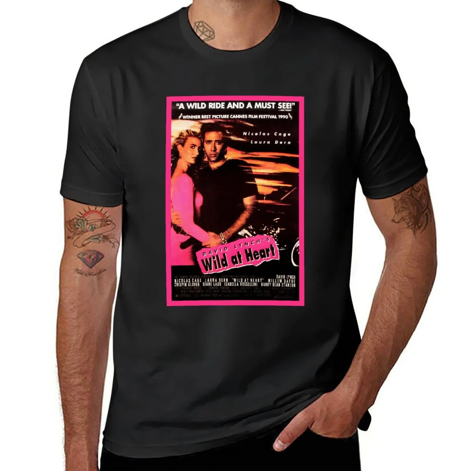 

Wild at Heart - Nicholas Cage & Laura Dern POSTER T-Shirt blacks cute clothes mens t shirt graphic