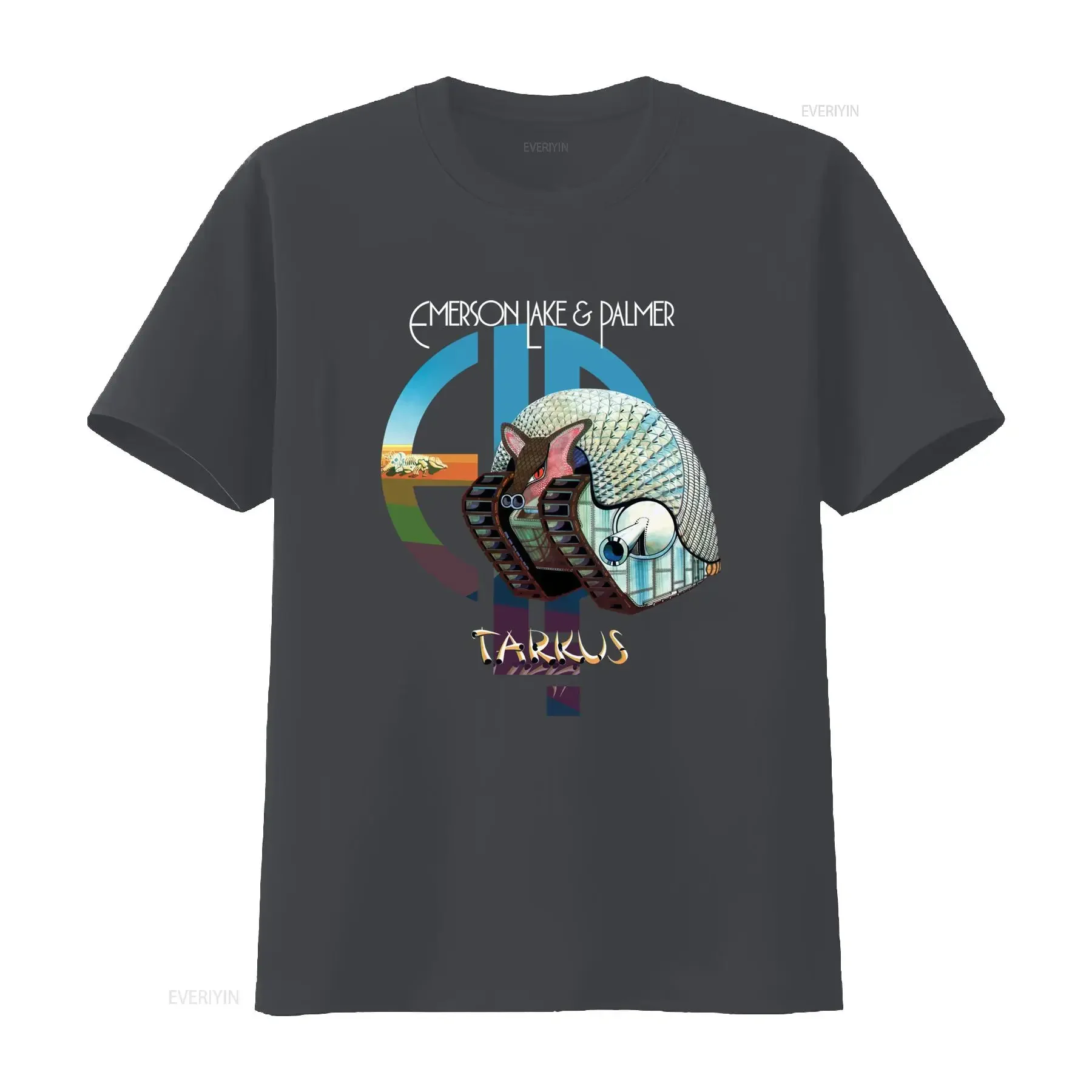 Emerson Lake Palmer Tarkus Album Art T Shirt For Fans All Sizes Rock Band Merch GC2464 vintage Washed Stretched Unisex image 3