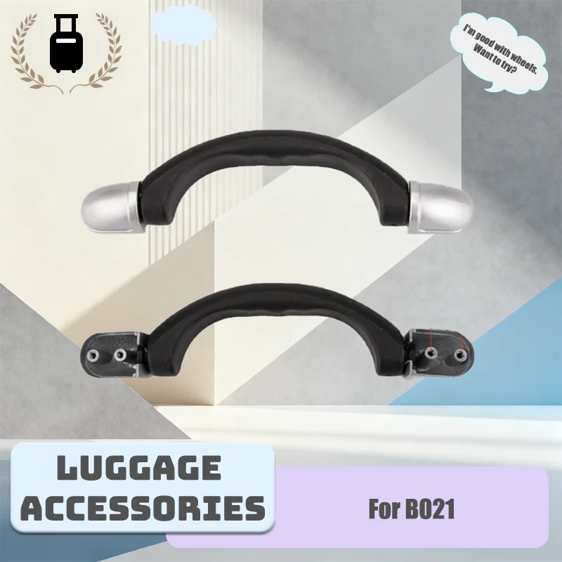 

For B-021 Premium Luggage Carry Handle Wear-resistant Shockproof Comfort Grip Universal Trolley Case Part