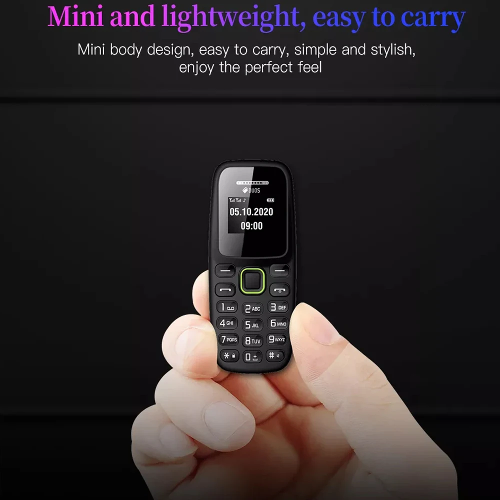 Small Size Mobile Phone Magic Voice Changer Mini Cell Phone BM310 Light Weight 380mAh High Density Battey Intelligent Mini Phone