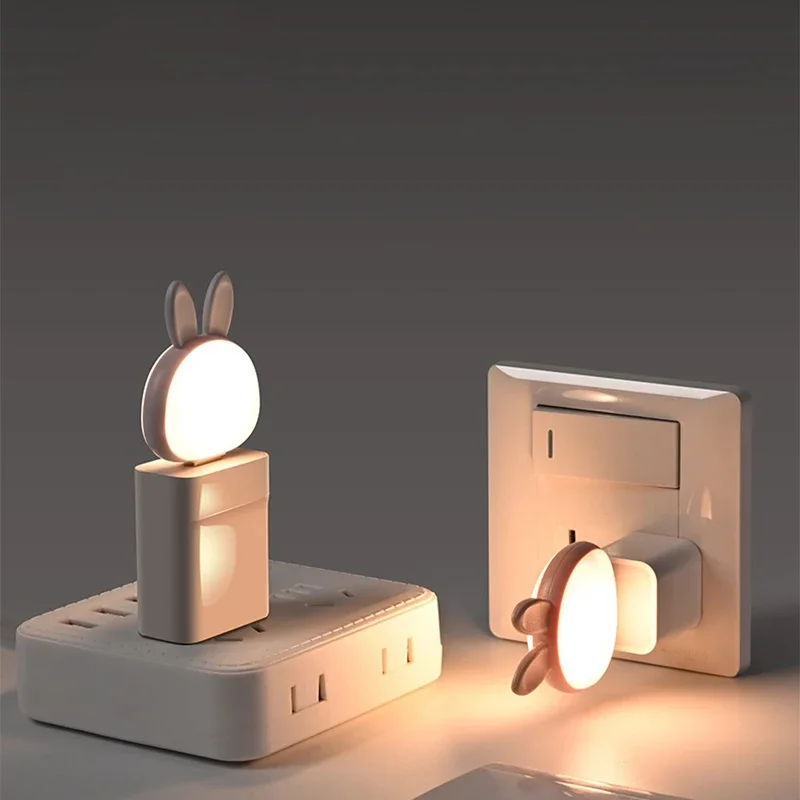 

USB Table Lights Night Light Dormitory Bedside Book Lamp Eye Protection Student Study Reading Portable Direct Plug Night Light