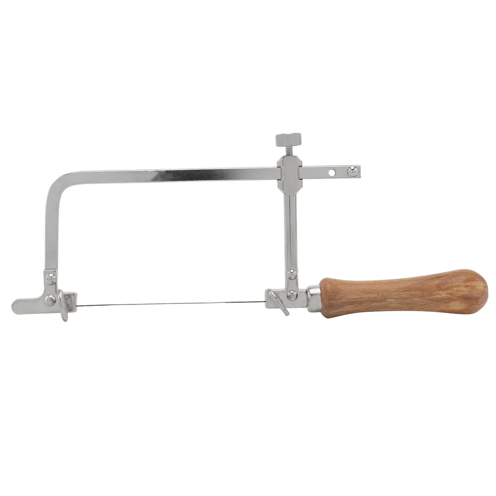 

HOT 5X Coping Saw Steel Frame And 60 Pcs Diameter 1Mm Wire Saw, Accurate Cutting For Wood, Metal, Plastic, Etc.~Jul.