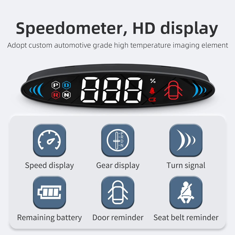 Tesla Car Accessiores HUD Head Up Display For Tesla Model 3 Model Y 2021 2022 2023 Hidden Speedometer Real Time Synchronization