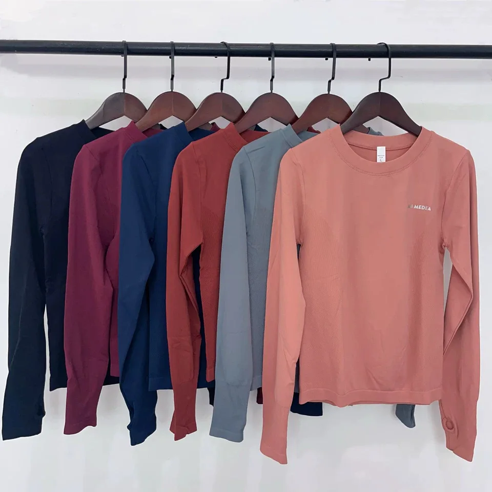 

Women's Yoga Clothing: Slimming Sports Top, Form-Fitting Running & Pilates Stretchy Training Quick-Dry T-Shirt, Fitness Wear