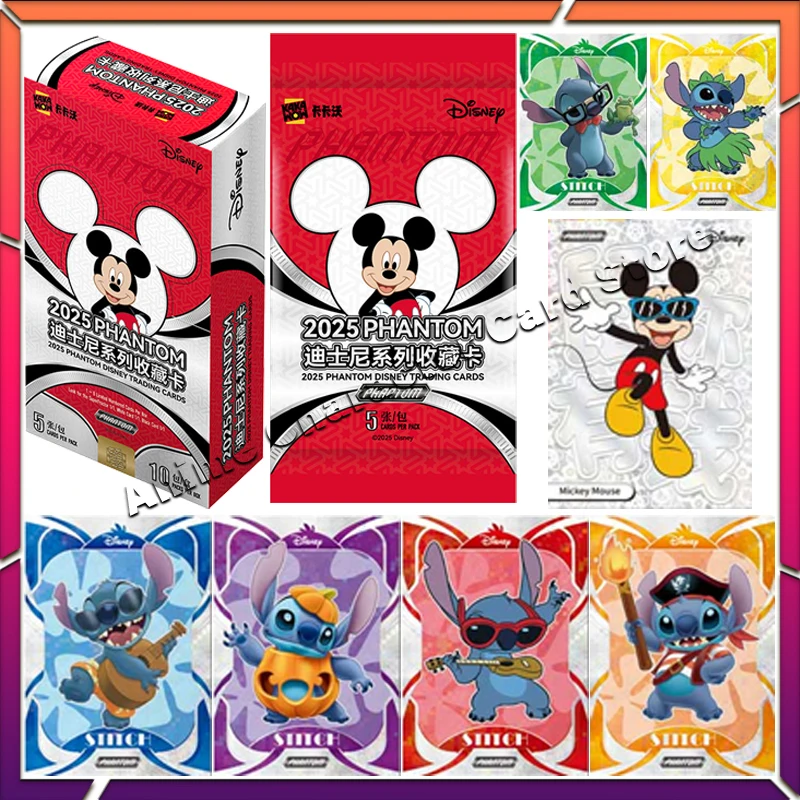 

Оригинальные коллекционные карточки KAKWOW 2025 PHANTOM Disney, детский подарок на день рождения
