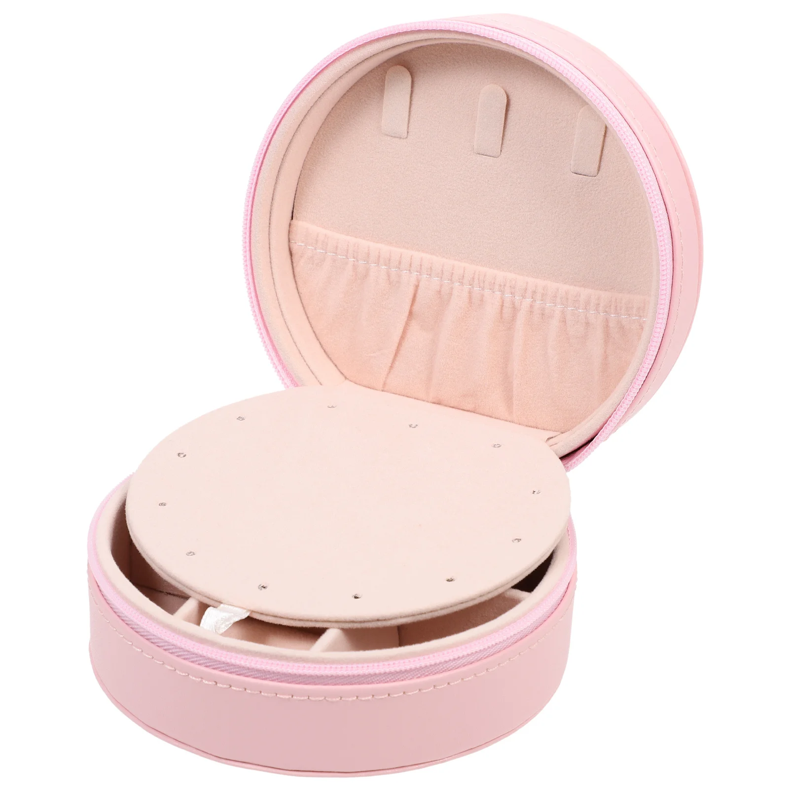 

Portable Jewelry Storage Box Large Capacity Travel Organizer Small Lightweight Earring Necklace Holder