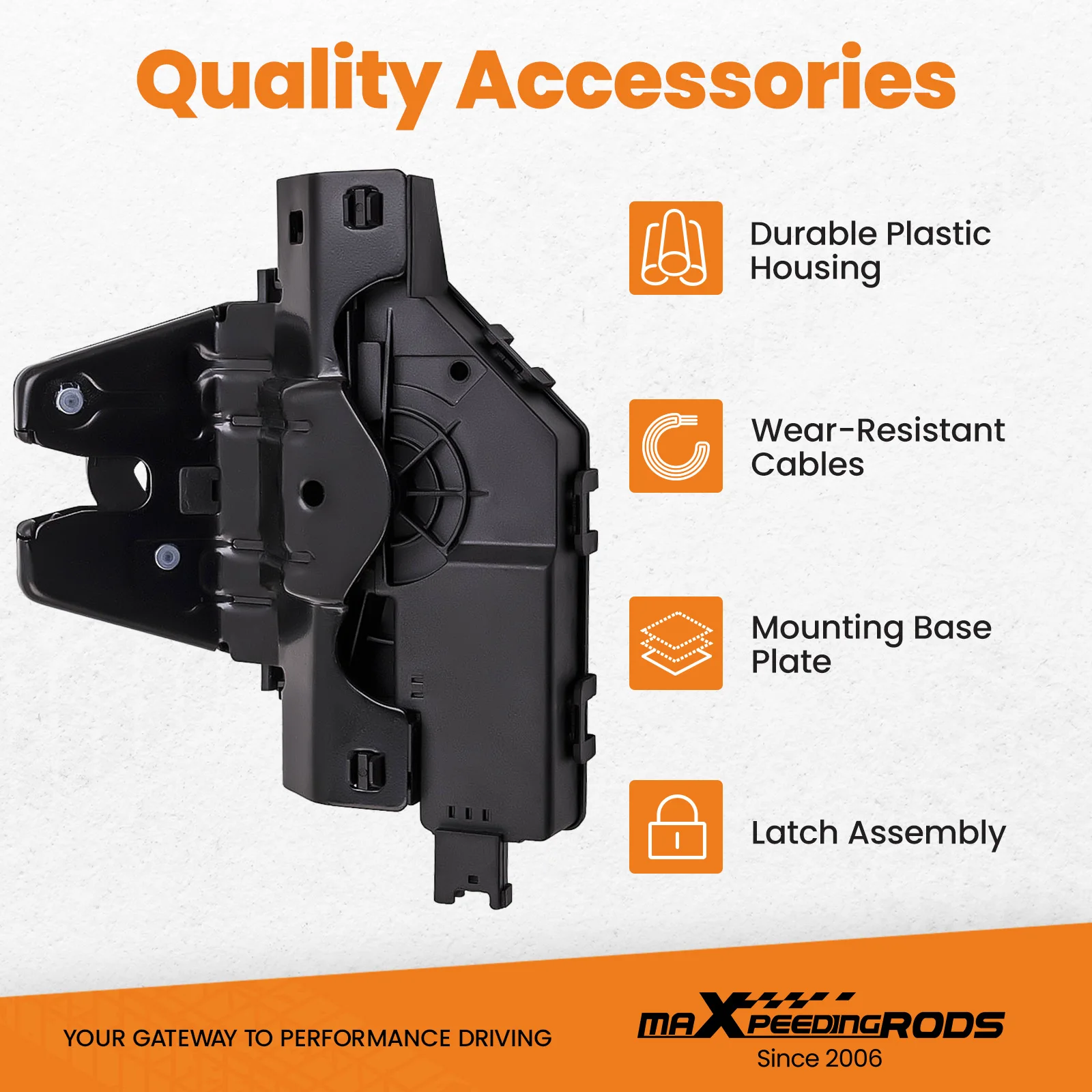 Trunk Hatch Lid Lock Actuator for BMW MCoupe S54 E86 2006-2008 for 51247840617